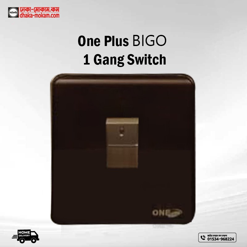 One Plus BIGO 1 Gang Switch Code: 13481