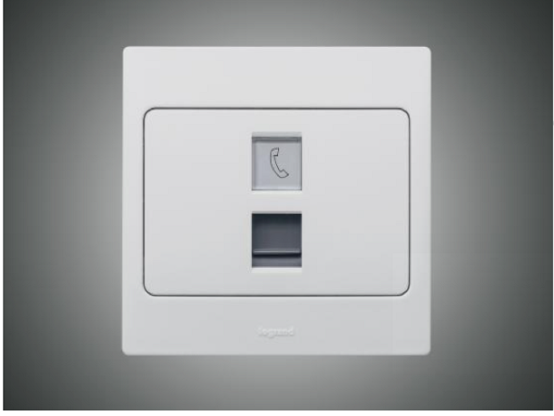 Telephone Socket Mallia white (281160)