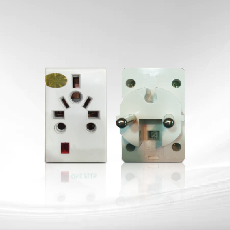 One Plus Two Pin Multi Plug (BBOP-7296PL)