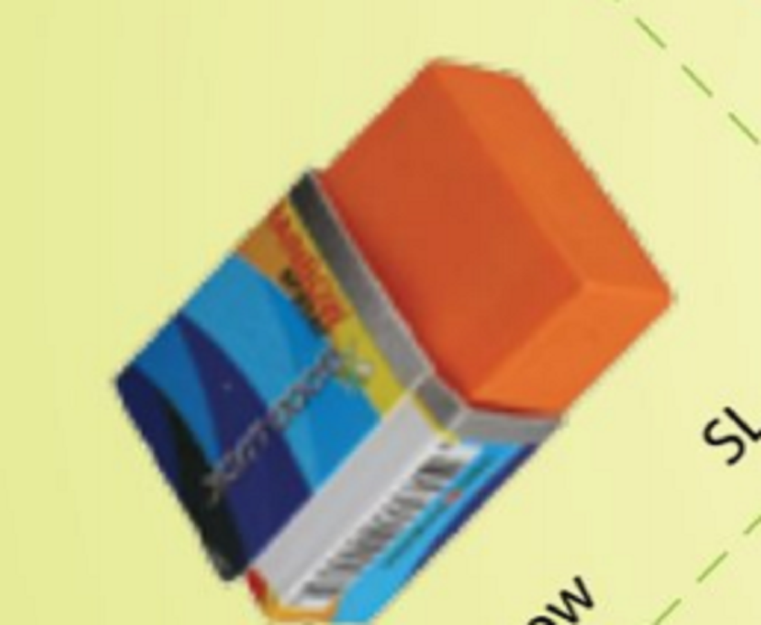 Good Luck Eraser-Rainbow