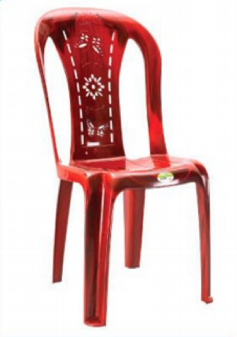 Supreme Deco Chair Armless Rose wood (Flower)-TEL