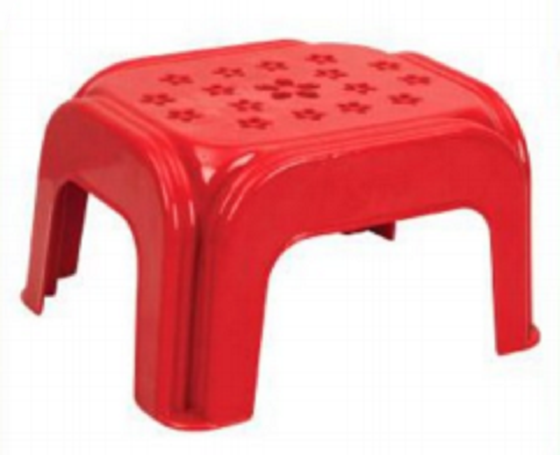 Baby Stool Flower Blue-TEL