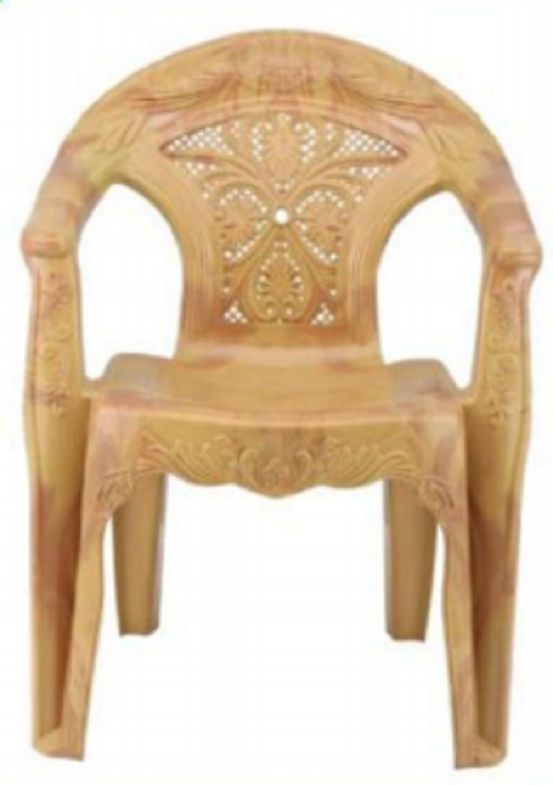 Garden Chair with Arm (Deluxe)  Sandal Wood-TEL