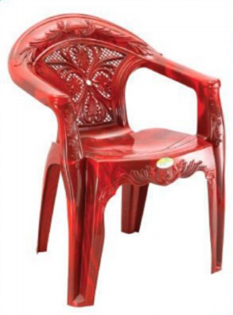 Garden Chair with Arm (Deluxe)  Rose Wood-TEL