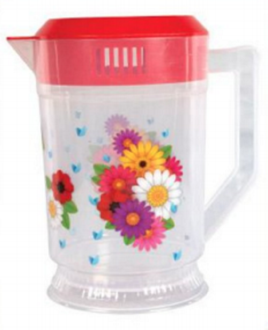 Premium Jug Printed 1 Ltr (Transparent)-TEL