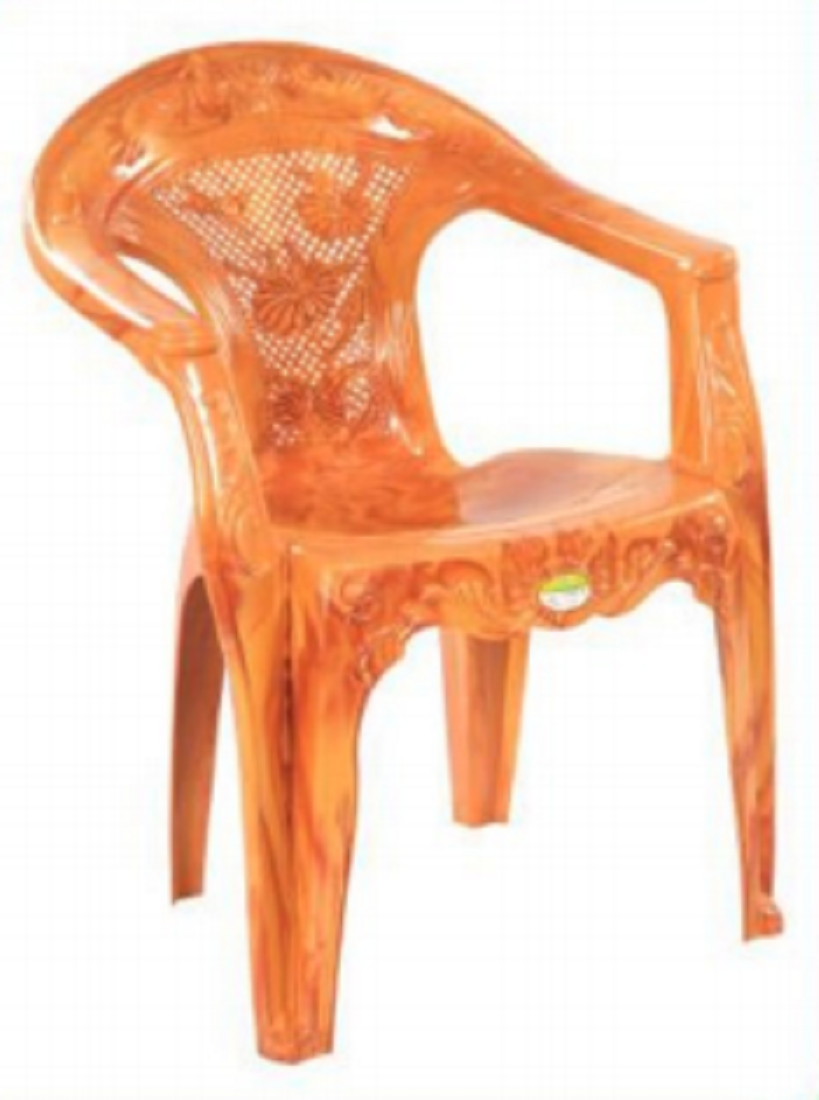 Elegant Chair With Arm S/W (Flower) -TEL