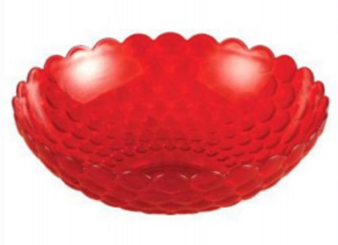 Beauty Rice Bowl Trans Red-TEL