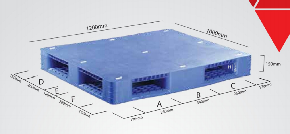 Pharma Pallet Solid (120.5X100X15) CM