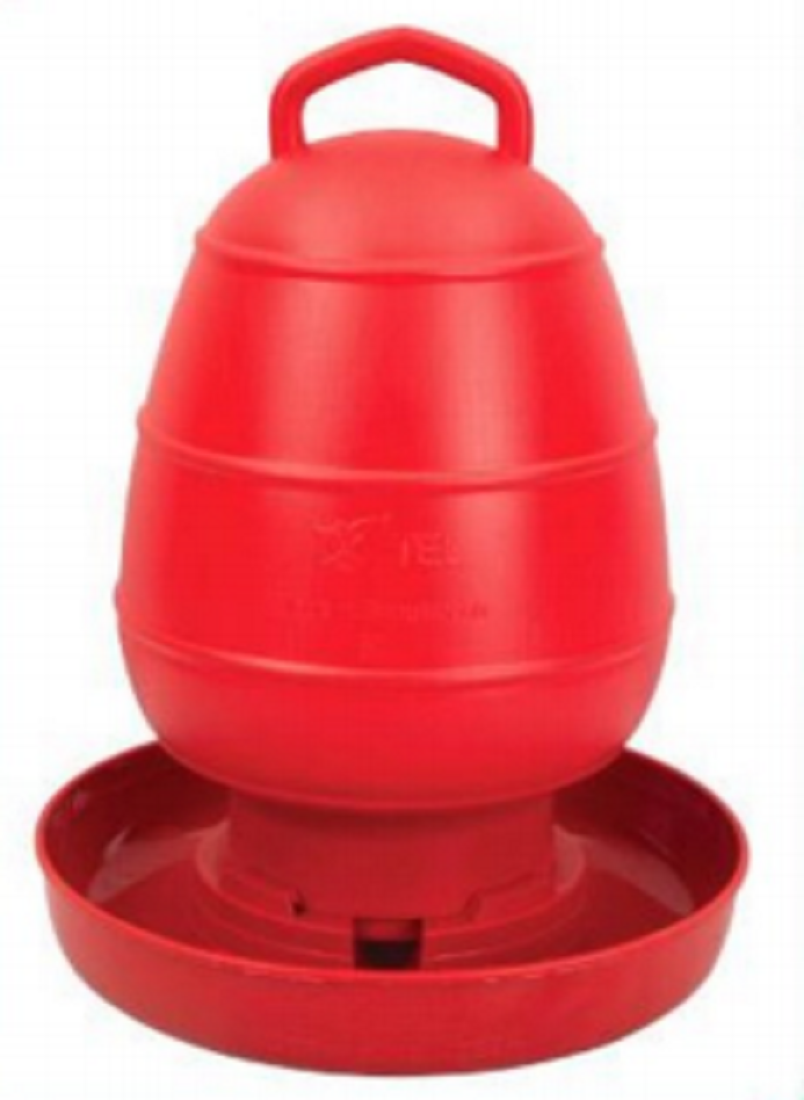 Poultry Water Tank 3.5L Red-TEL