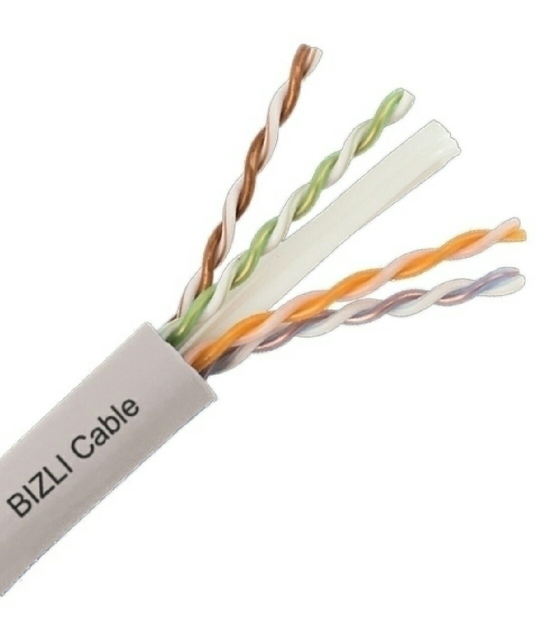 Bizli Telephone Cable (7 Pair) - 0.6 Mm Gray