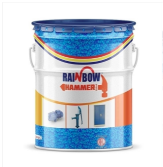 Rainbow Hammer Paint- .91 Ltr Silver