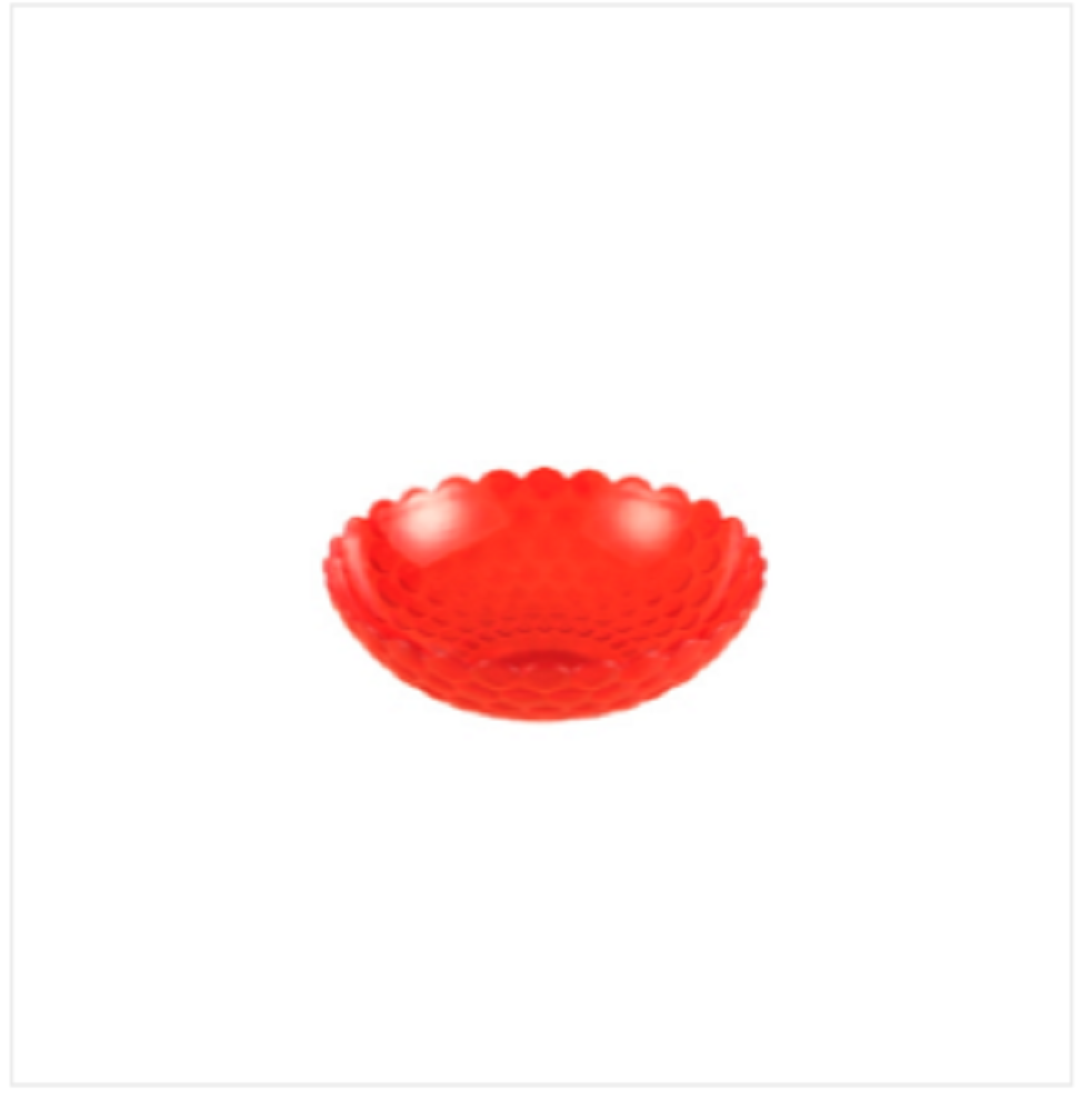 Beauty Rice Bowl Trans Red TEL