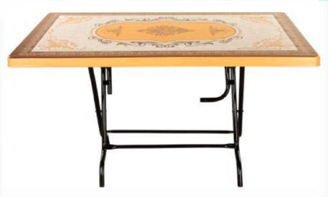 6 Seated Square Table-Print S/W Diamond(St/L)-TEL