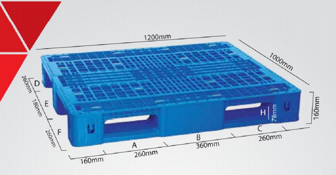 Industrial Pallet Double (120X100X16) CM