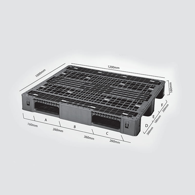 Industrial Pallet Double (Black)-(AAAF-88776)