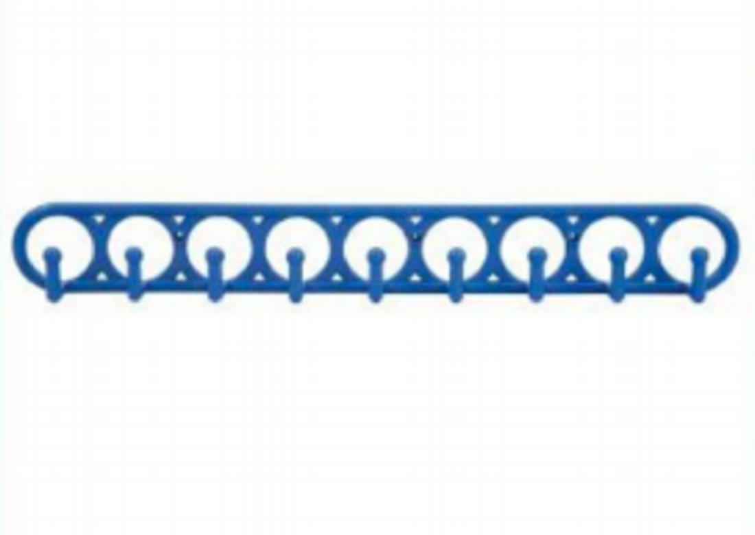 Wall Hanger Red - 9 hook-TEL