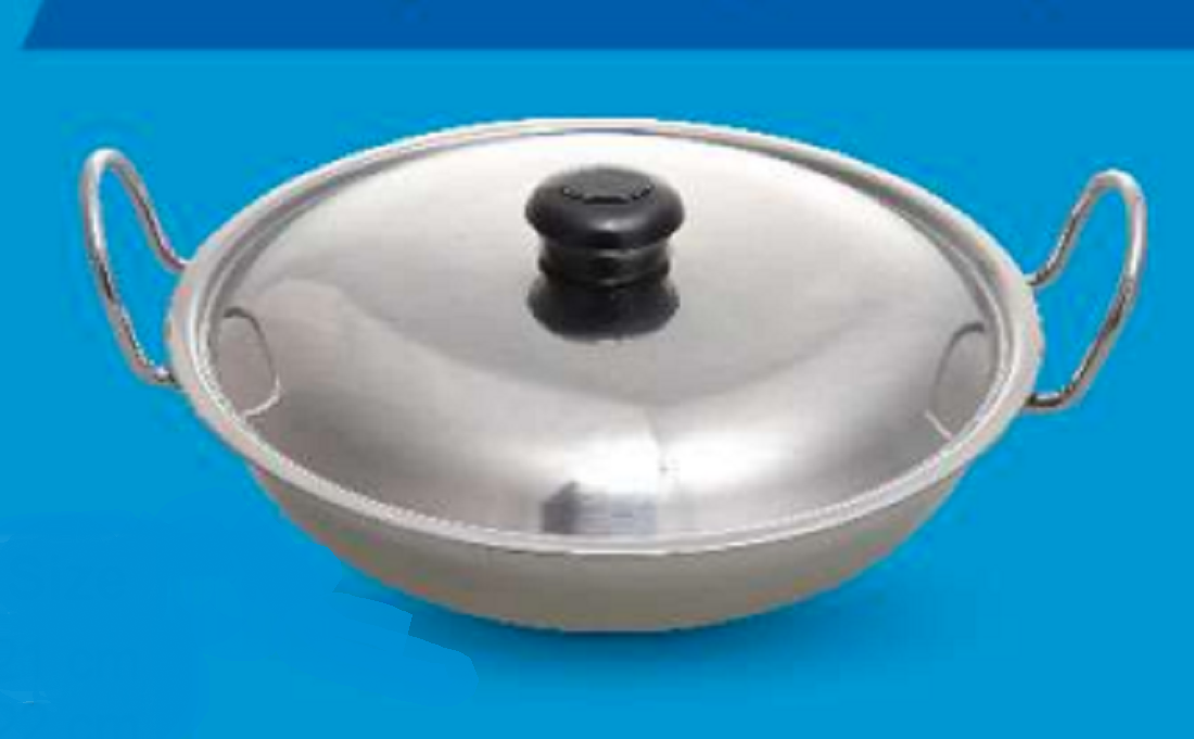PB SS Fancy Karai With Lid- 1