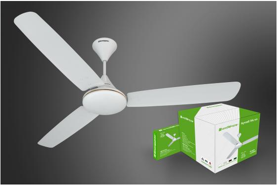 CEILING FAN 48" Crescent white