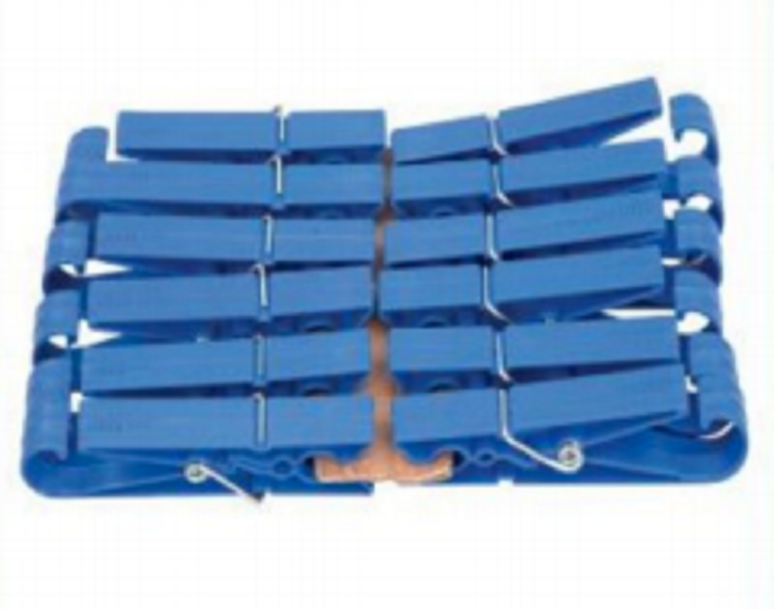 Style Cloth Clip Red-12 Pcs Set