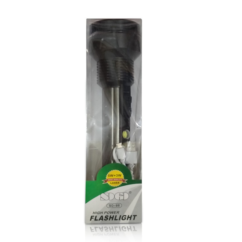SDGD Rechargeable Flash Light (Model-SD88)