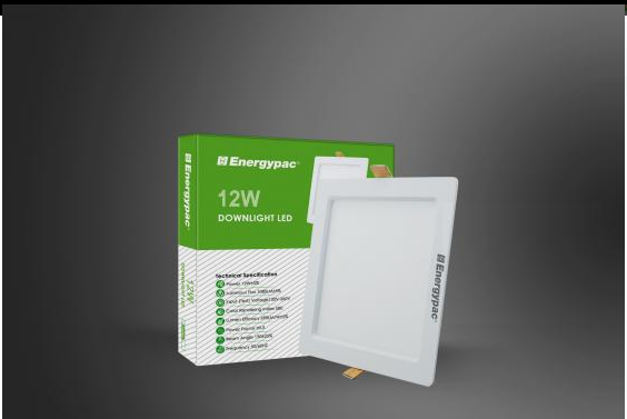 LED SLIM DOWN LIGHT-12W RECESSED SQUARE