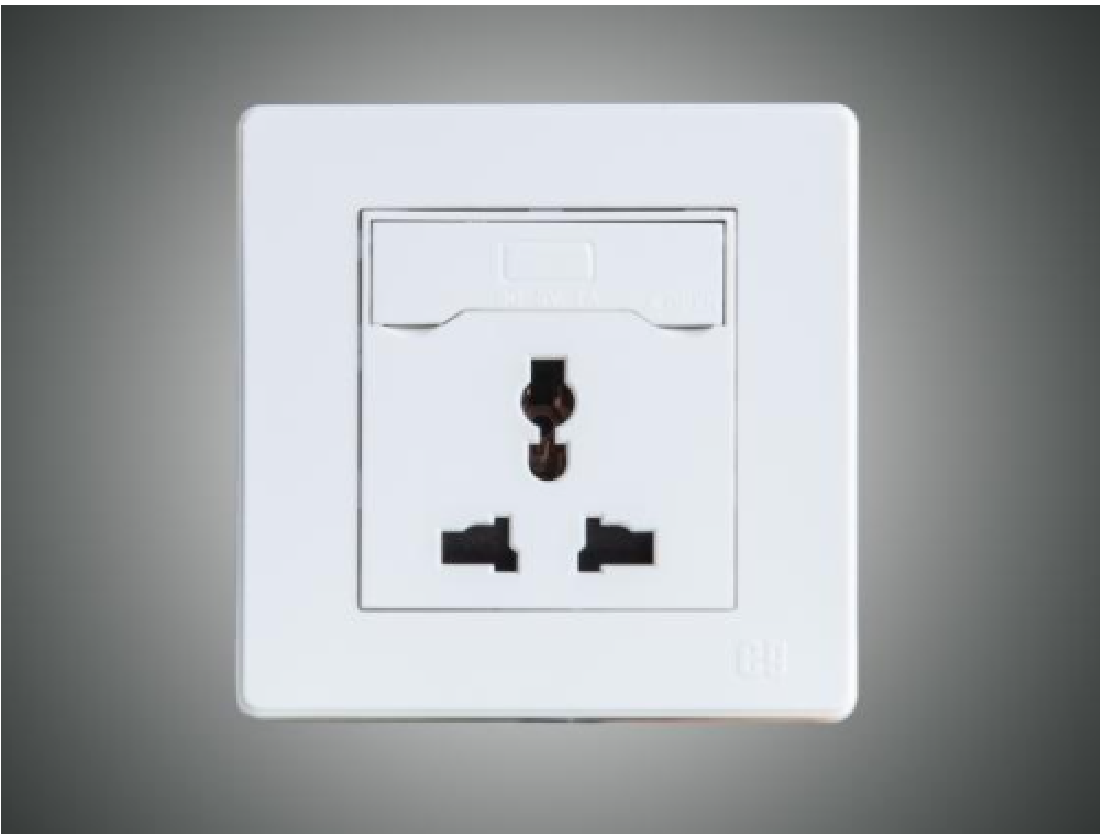 Universal Socket with USB-White (MGS2040/W)