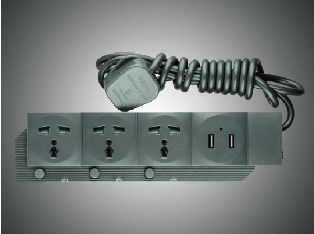 Extension Socket 3 Point + USB (E3USB13)