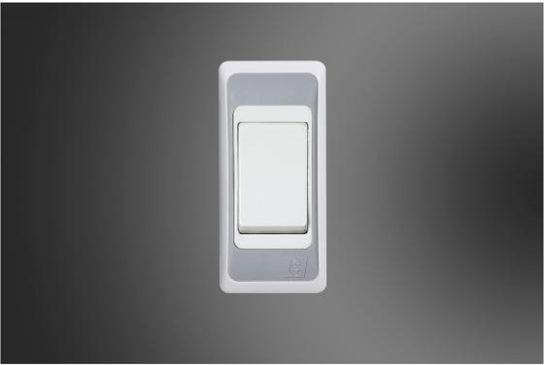 2 way switch (Piano Silver)