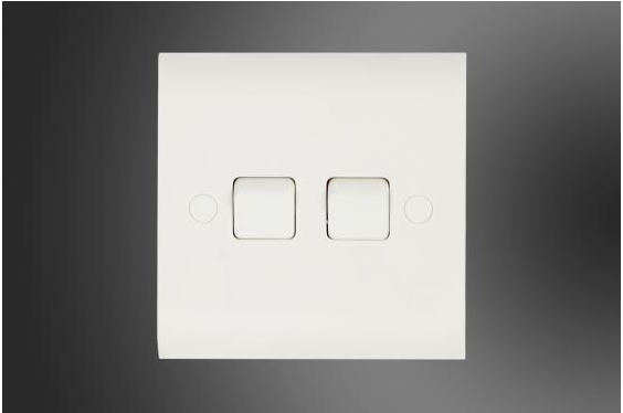 2 GANG 2 WAY SWITCH-ELEGANT