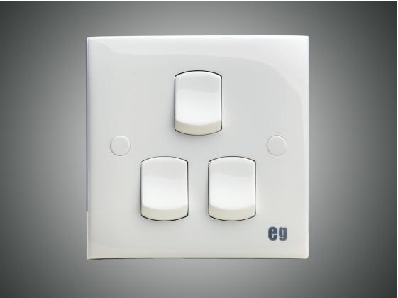 3 Gang 2 Way Switch-EG (E41032)