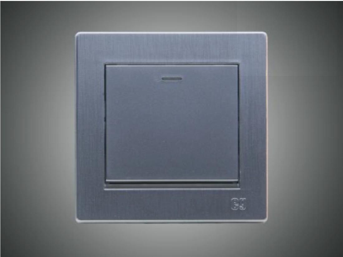 1 Gang 2 Way Switch-Silver (MGS3002/S)