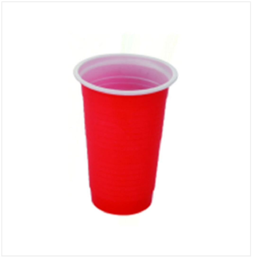 Glass 230 ML 50 Pcs Set Two Color