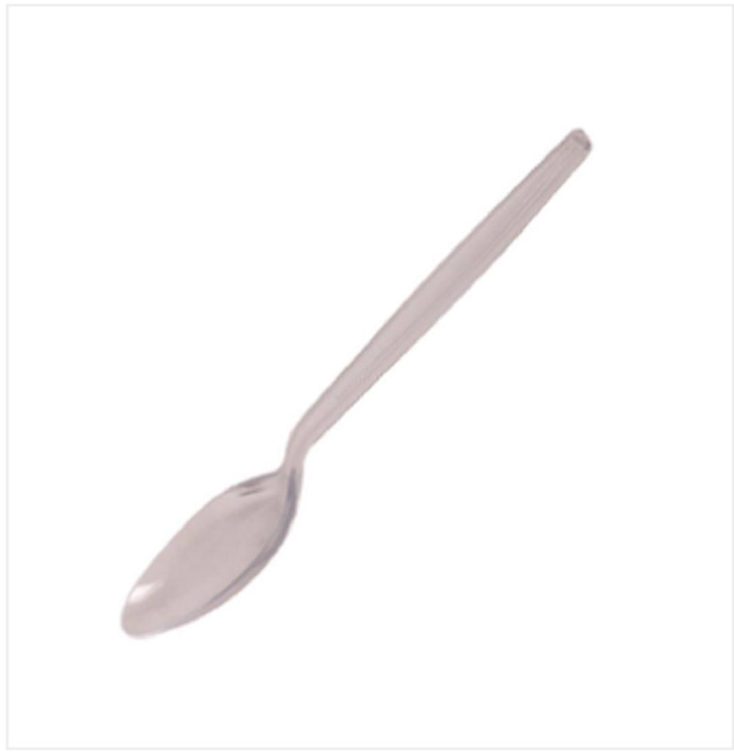 Dispo Spoon 50 Pcs Set - Trans