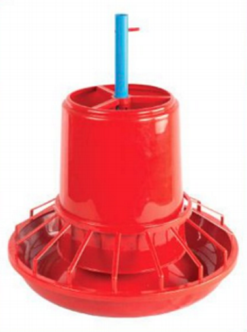 Poultry Food Feeder Red-TEL
