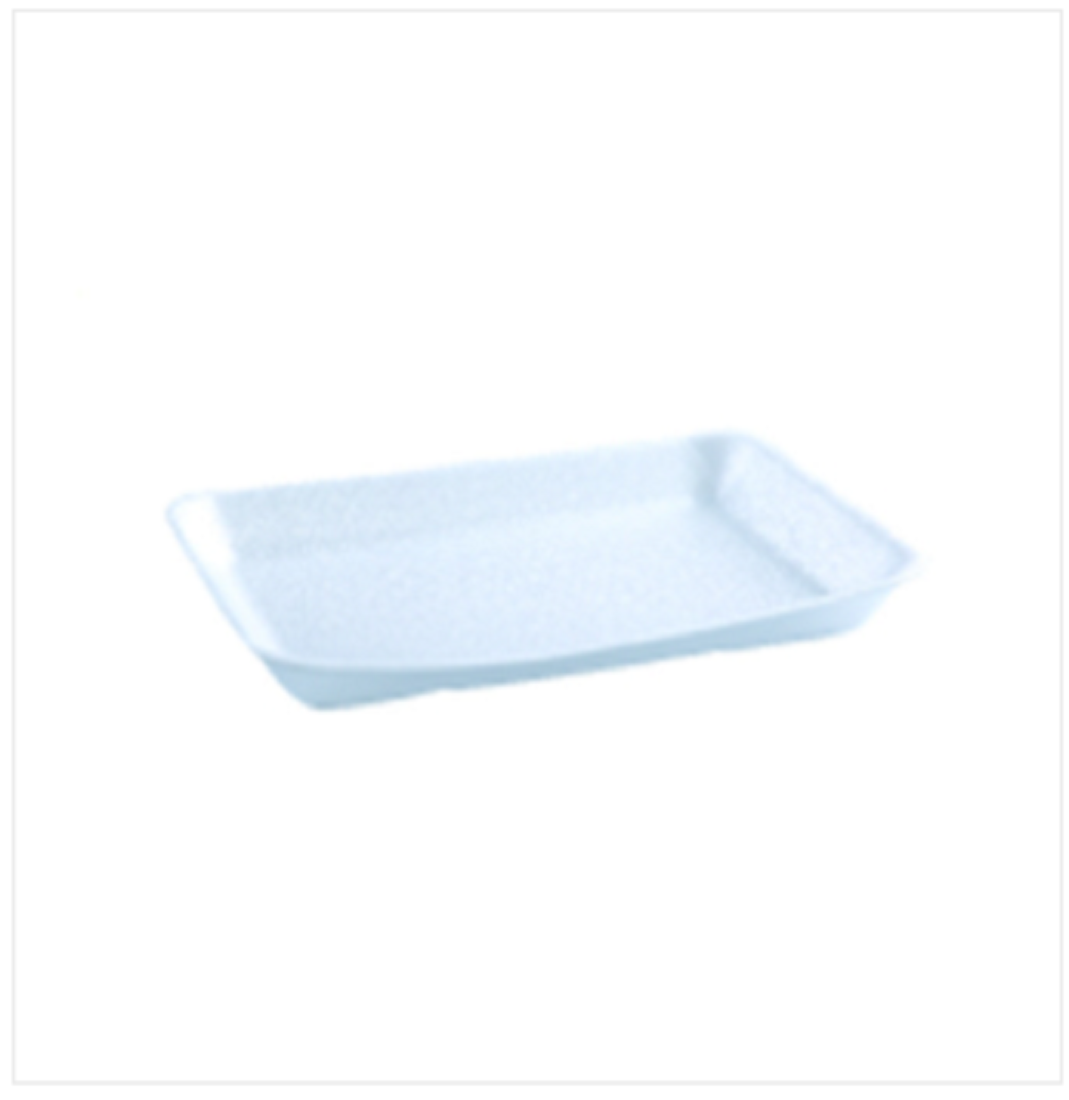 Dispo Tray (Large)100 Pcs Set-White