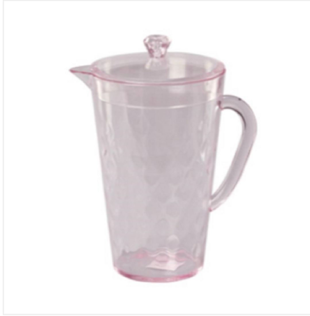 Diamond Jug 2.5L Trans Pink