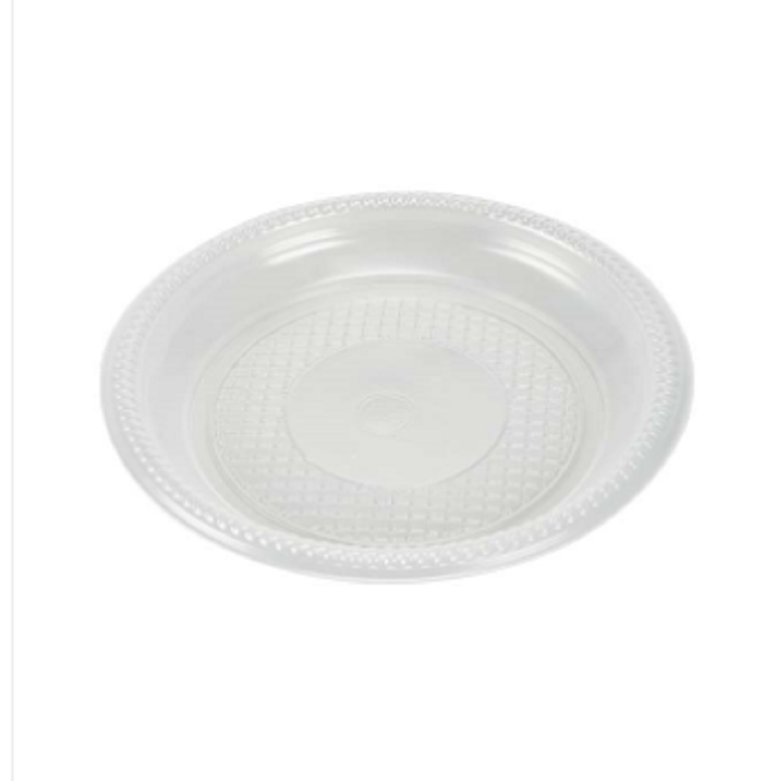 Plate 50 Pcs Set 21 CM White