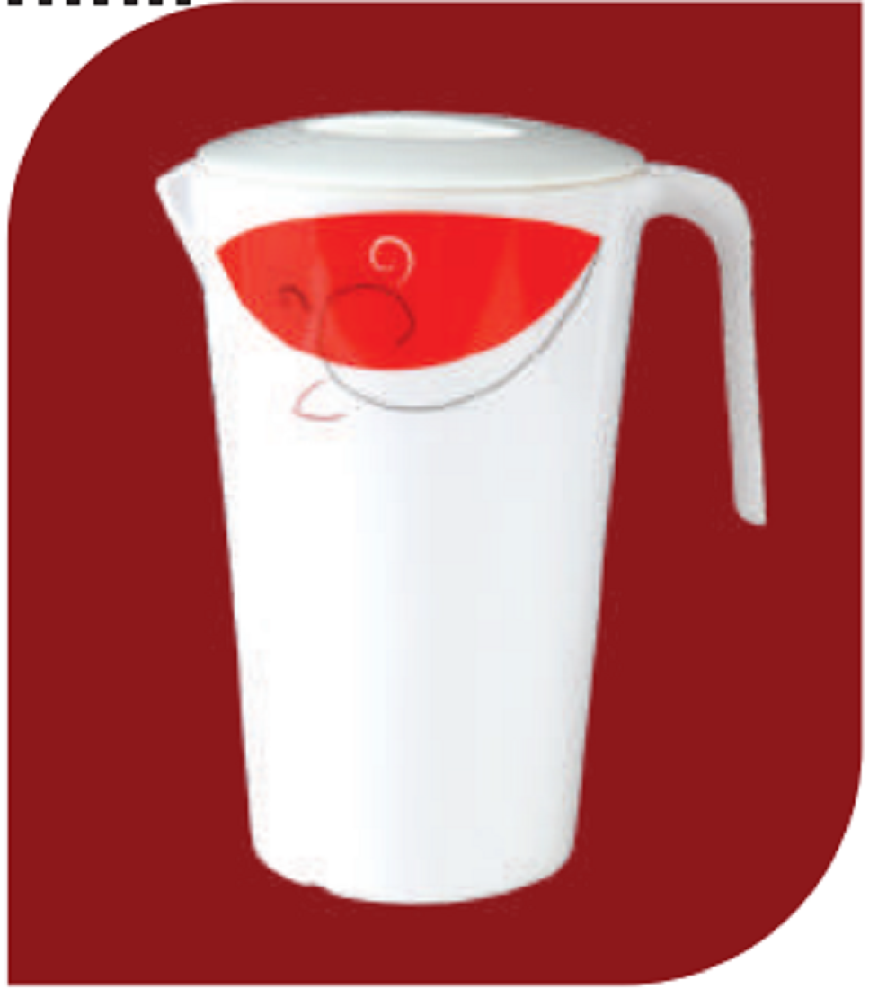 Lovely Round Jug with Lid 2.2 L