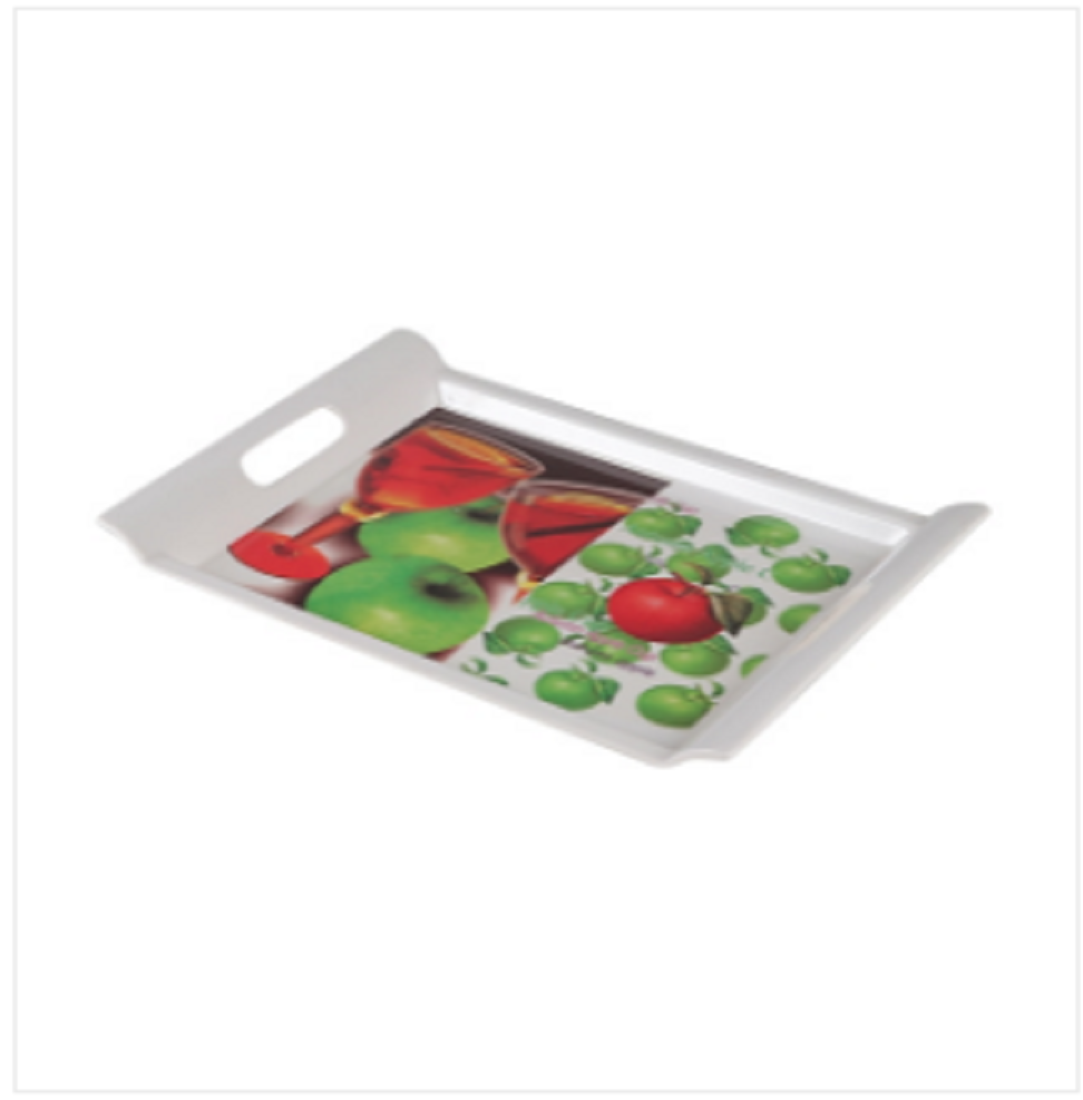 Rtg Handle Tray Autumn Apple 18"