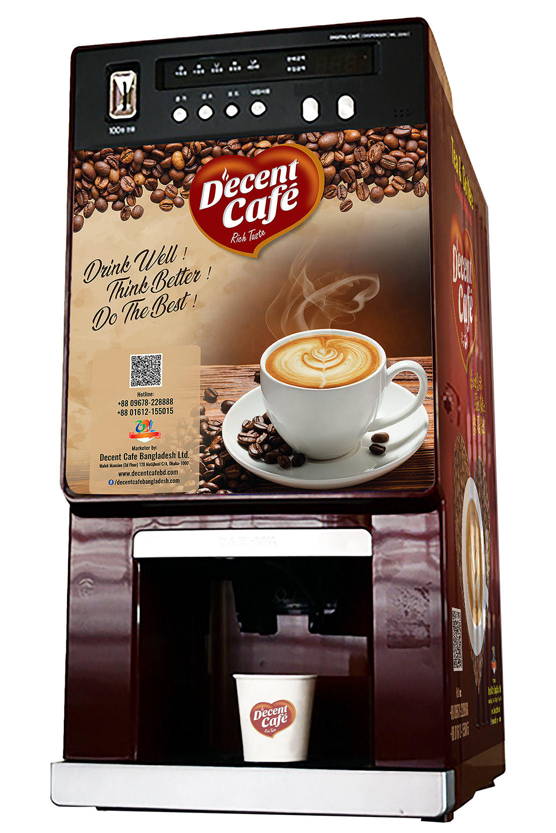 DIGITAL AUTO CUP VENDING MACHINE – ML 2010