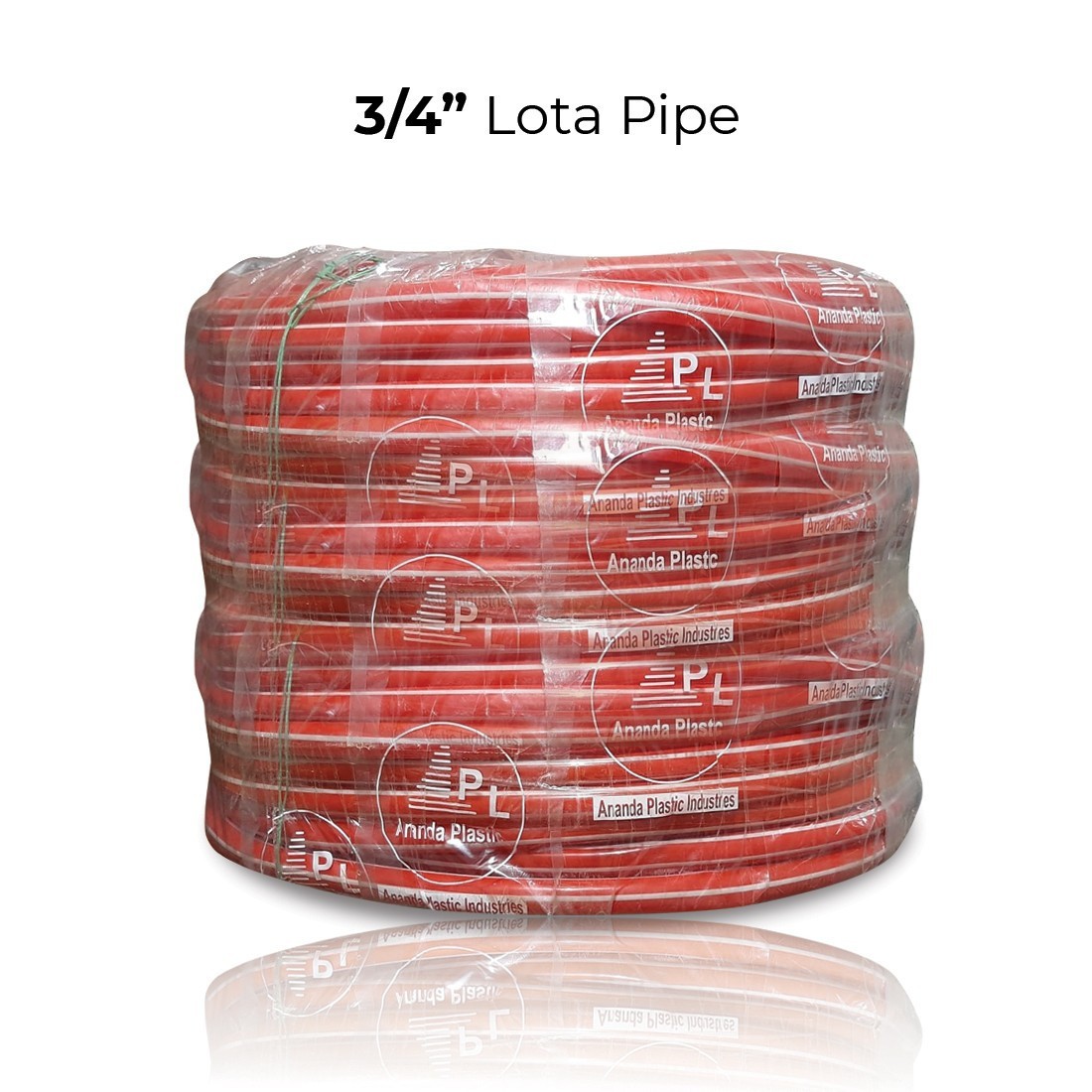3/4" Garden Rubber Hose Pipe (Red)