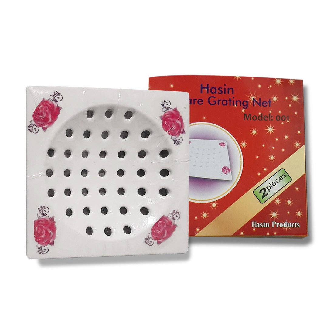 4" Square Jali/Net White (AAAH-11071)