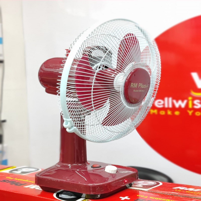 RM Plus+ 12″ Rechargeable Fan