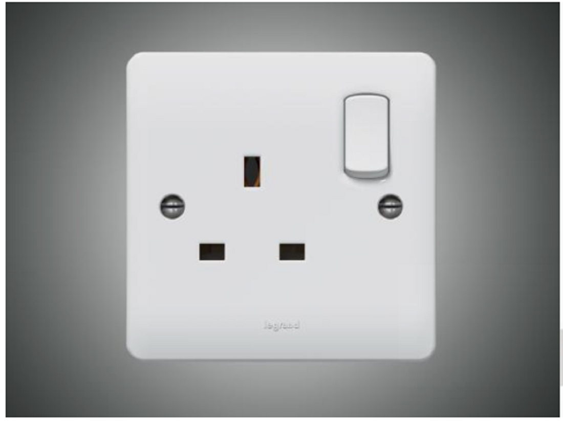 13 A 3 Pin Socket + Switch-Synergy