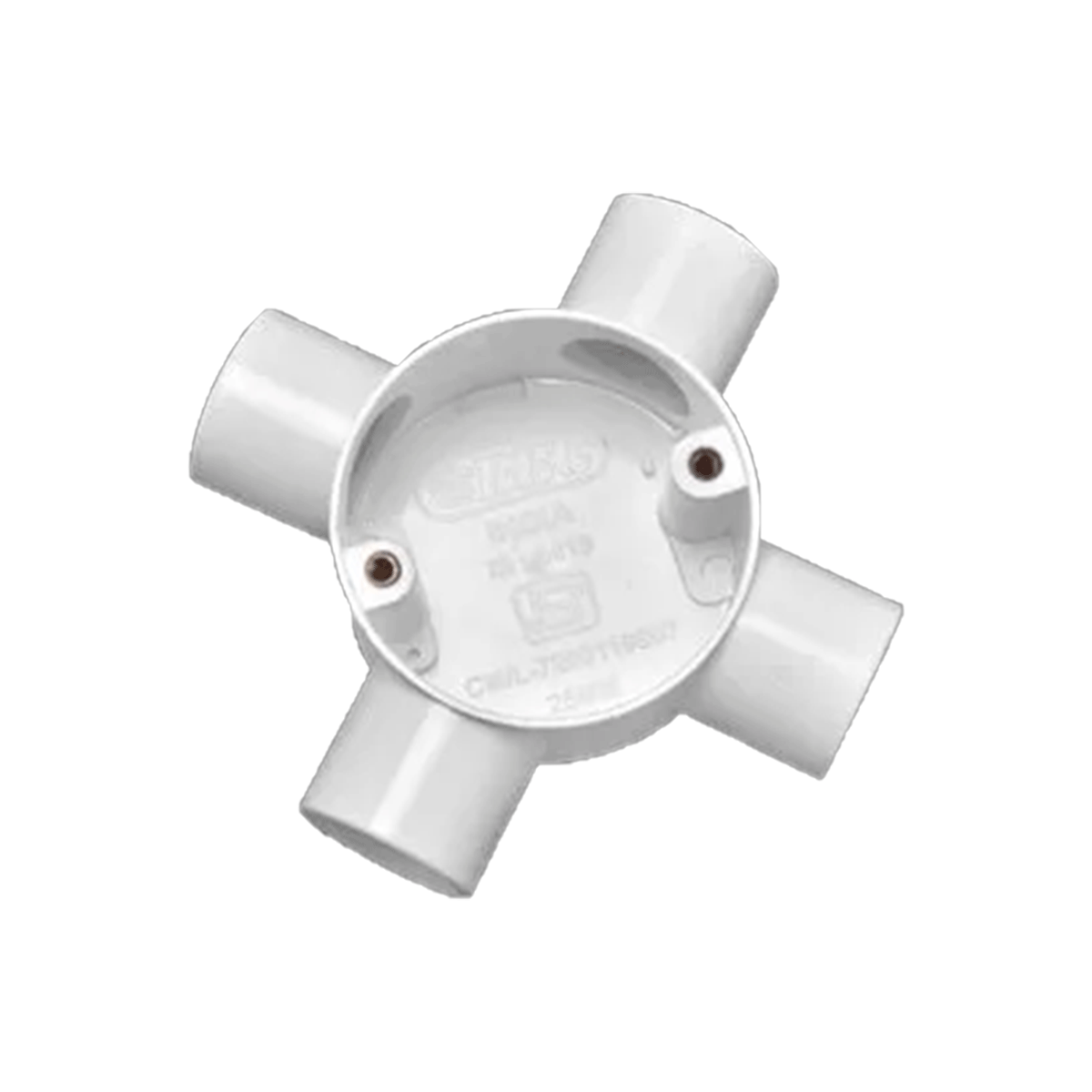Circular Box Single Four Way 3/4 Inch (AAAA-13196)