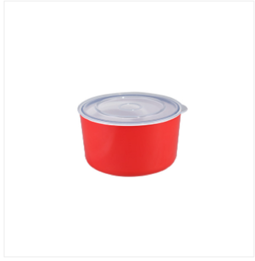 Mina Container Small White & Red