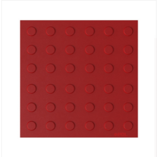 Pavement Tiles 36 Button-Red