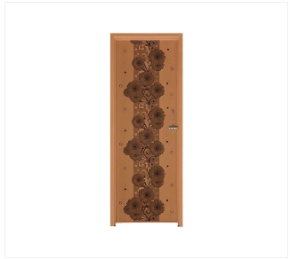 Eco Door 7'X2.5' Gerbera L/H