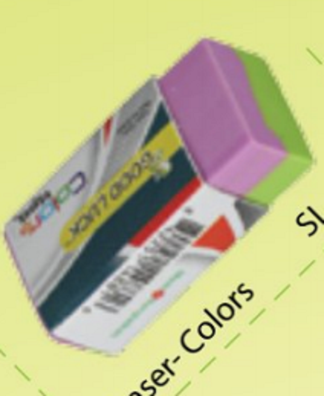 Good Luck Eraser- Colors