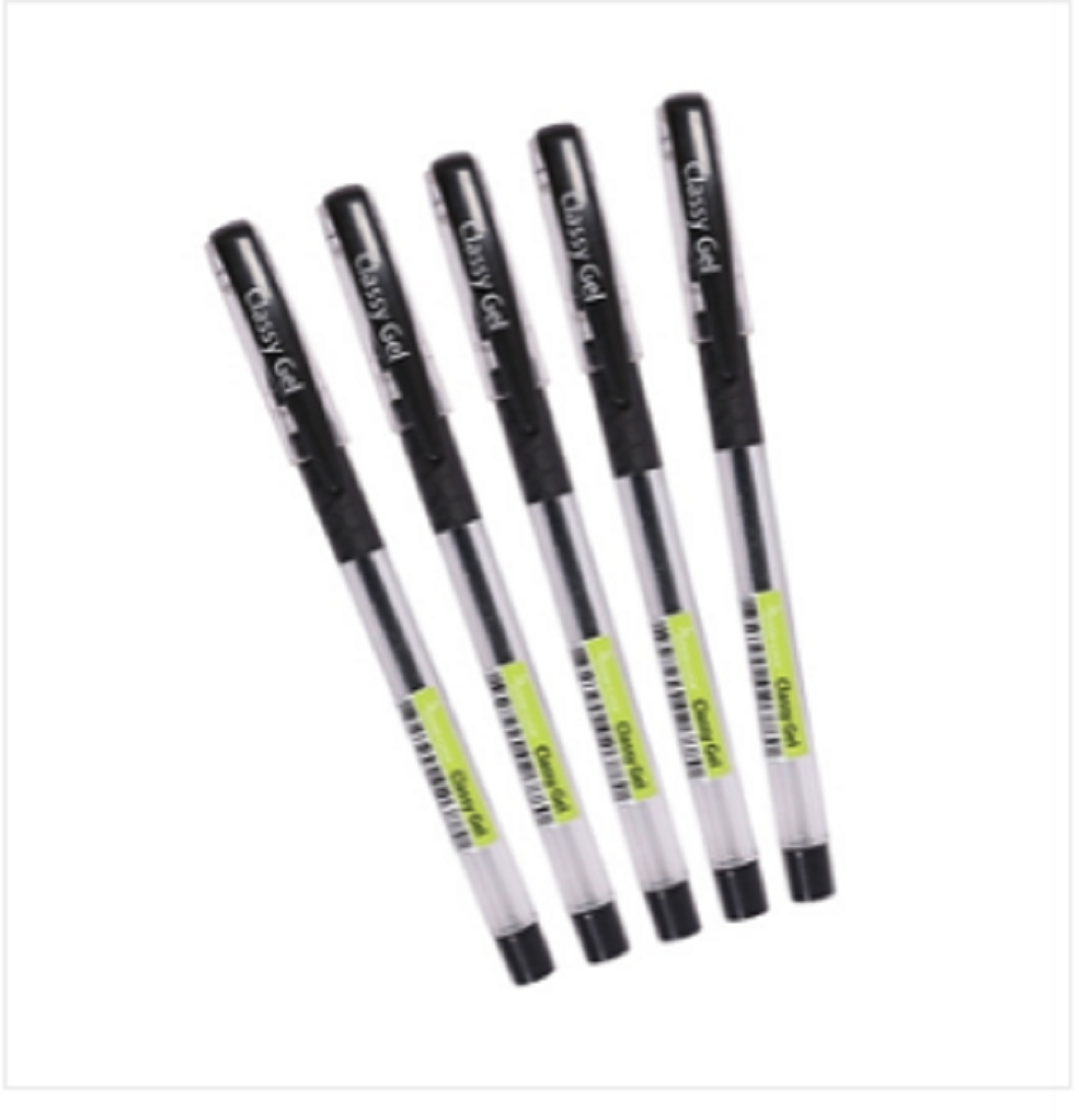 Good Luck Classy Gel Pen 5pcs Black